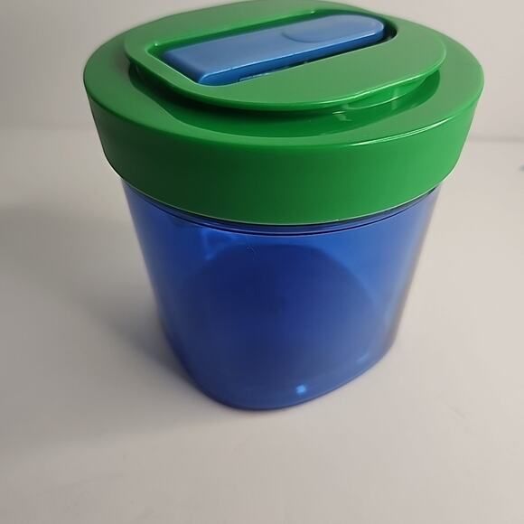 Tabitha Brown Travel Snack Cup With Utensils New Blue - Picture 6 of 8